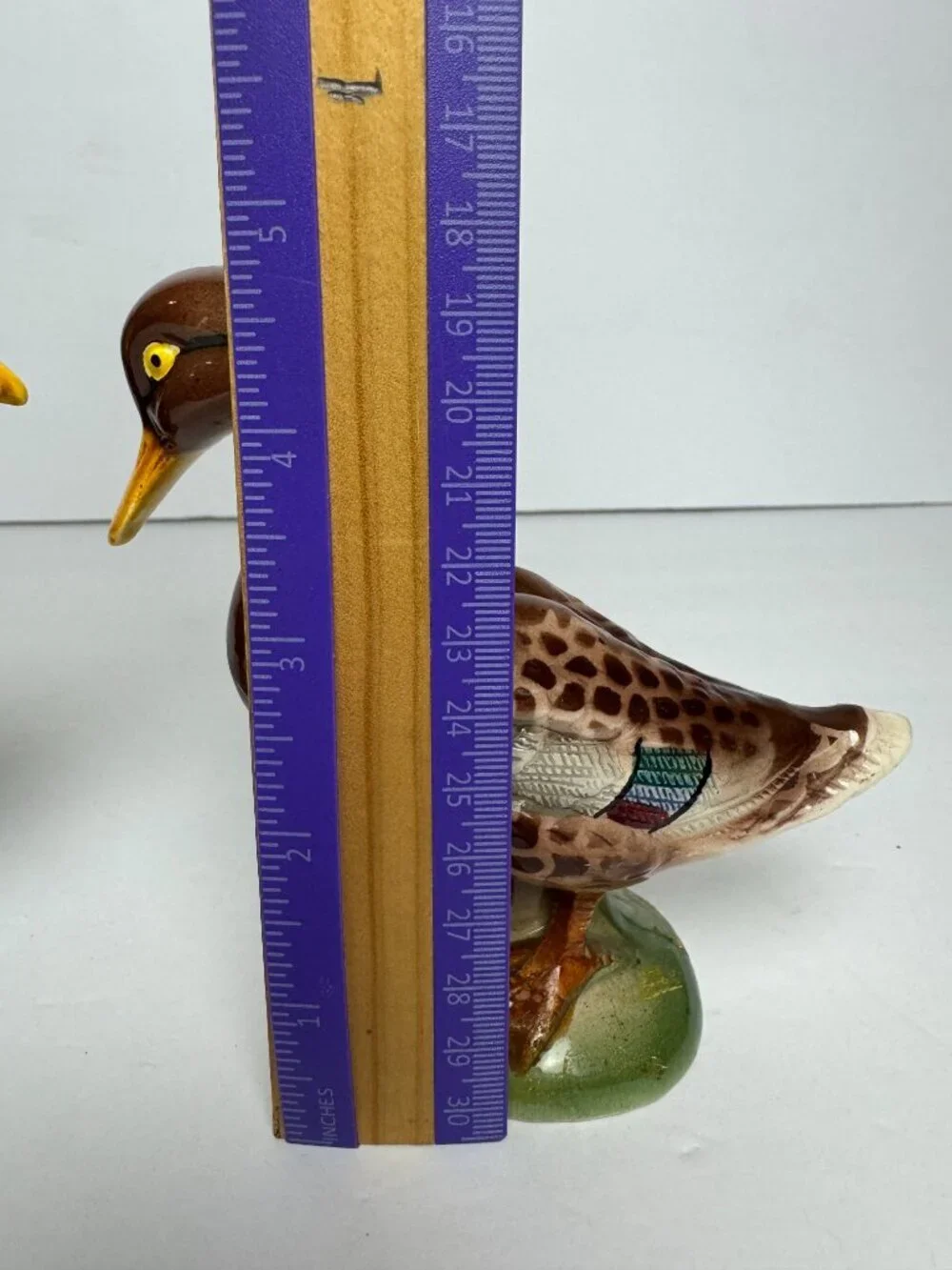 Vintage THAMES  Set of 2 Mallard Duck Ceramic Glazed Collectible Hunting
